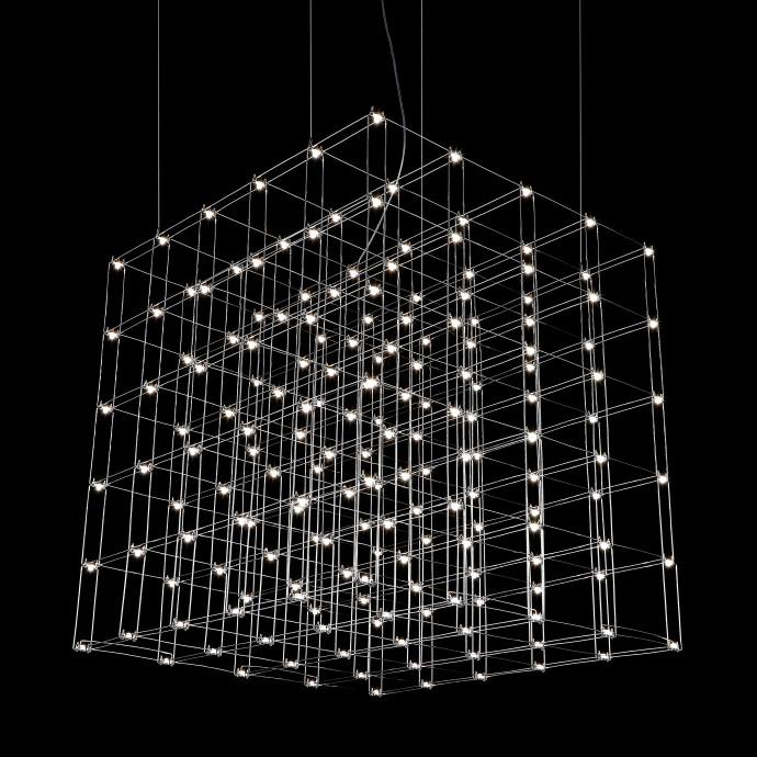 Подвесная Люстра Quasar Cosmos Square Led Pendant Light 100/100/100 By Imperiumloft