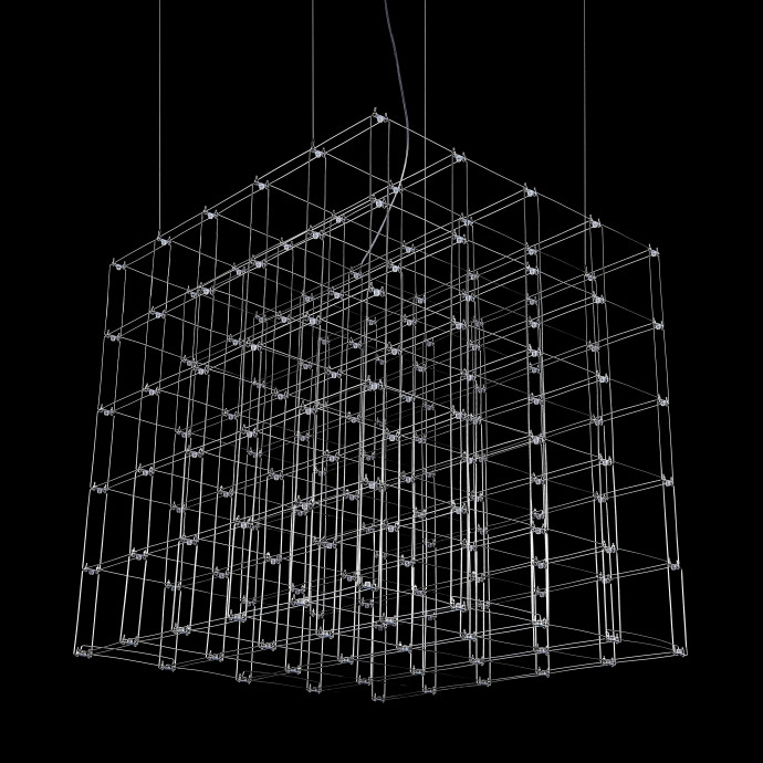 Подвесная Люстра Quasar Cosmos Square Led Pendant Light 100/100/100 By Imperiumloft