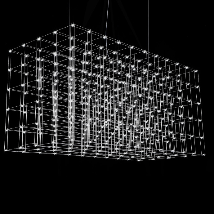 Подвесная Люстра Quasar Cosmos Square Led Pendant Light 200/100/100 By Imperiumloft