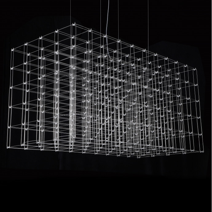 Подвесная Люстра Quasar Cosmos Square Led Pendant Light 200/100/100 By Imperiumloft