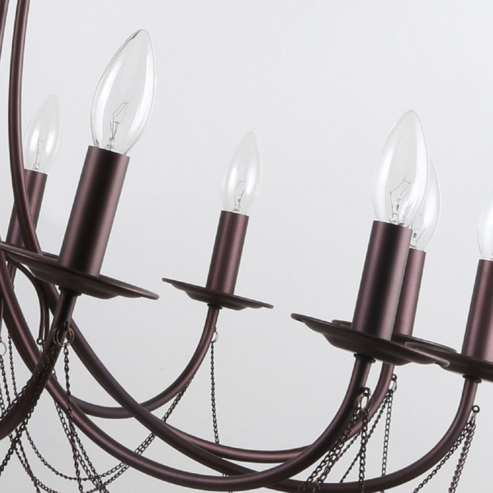 2590-12P, подвесная люстра, D960xH580/2080, 12xE14x40W