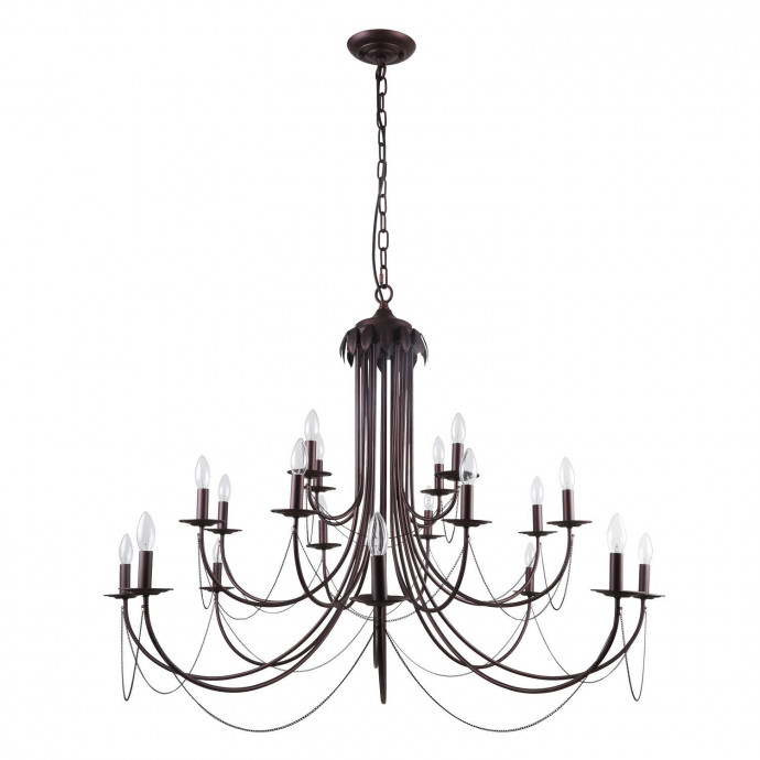 2590-20P, подвесная люстра, D1400xH890/2890, 20xE14x40W