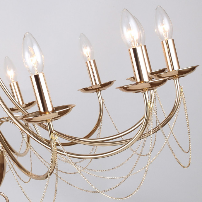 2591-12P, подвесная люстра, D960xH580/2080, 12xE14x40W