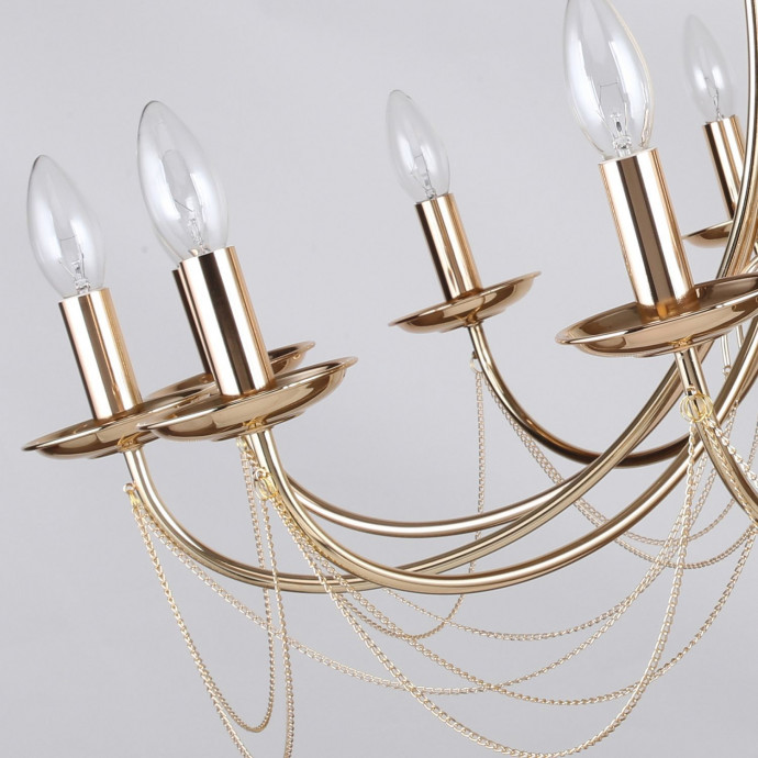 2591-12P, подвесная люстра, D960xH580/2080, 12xE14x40W