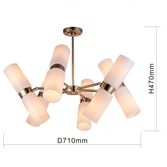 Люстра подвесная Favourite Rollo 2617-12P