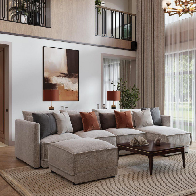 2621-15P, подвесная люстра, D920xH600/1600, 15xE27x40W