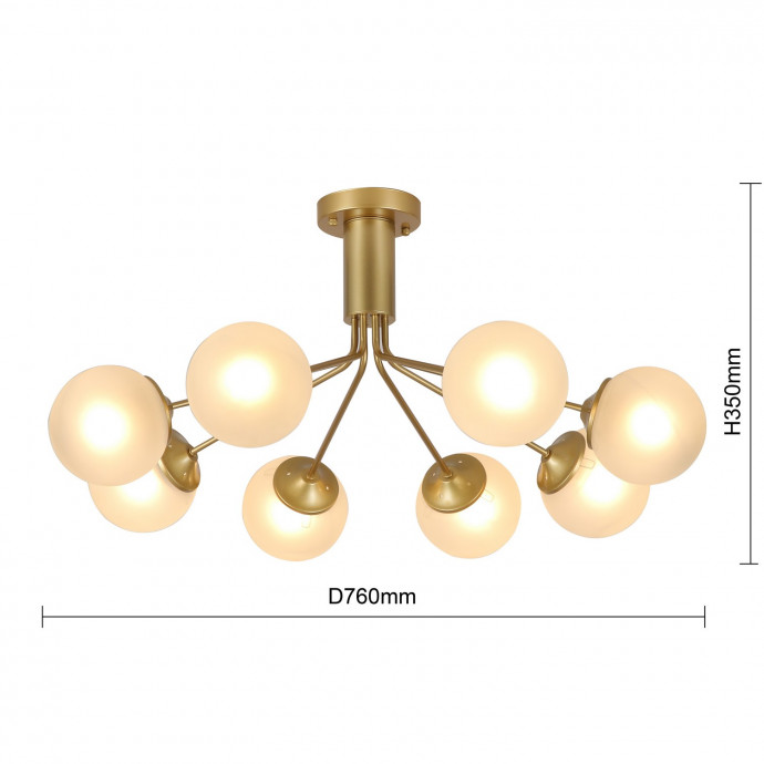 2631-8U, потолочная люстра, D760xH350, 8xE27x60W