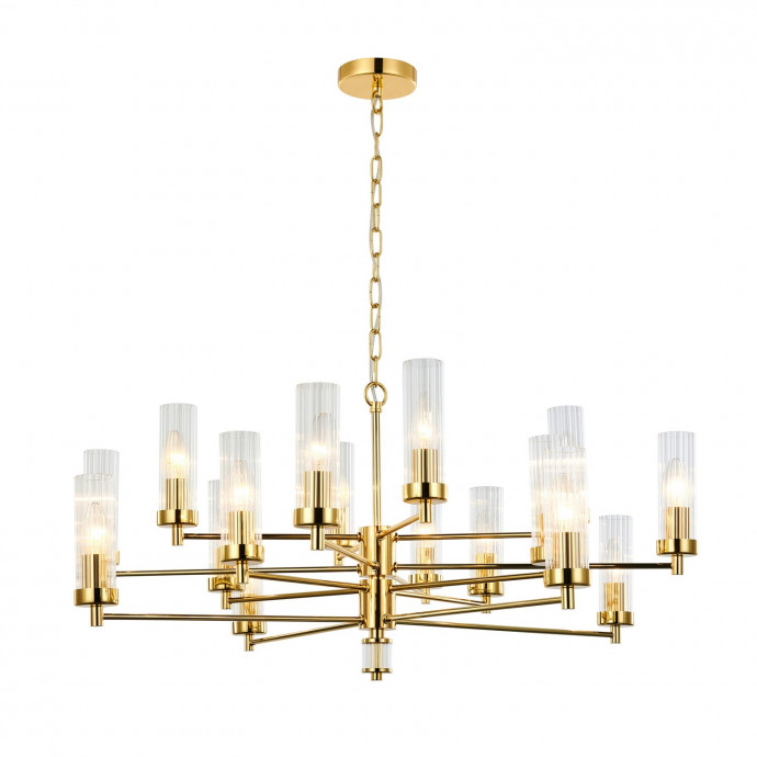 2673-16P, подвесная люстра, D850xH410/1410, 16xE14x40W