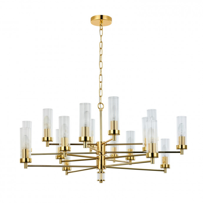 2673-16P, подвесная люстра, D850xH410/1410, 16xE14x40W