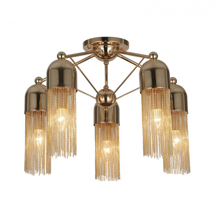 2739-5P, потолочная люстра, D540xH340, 5xE14x60W