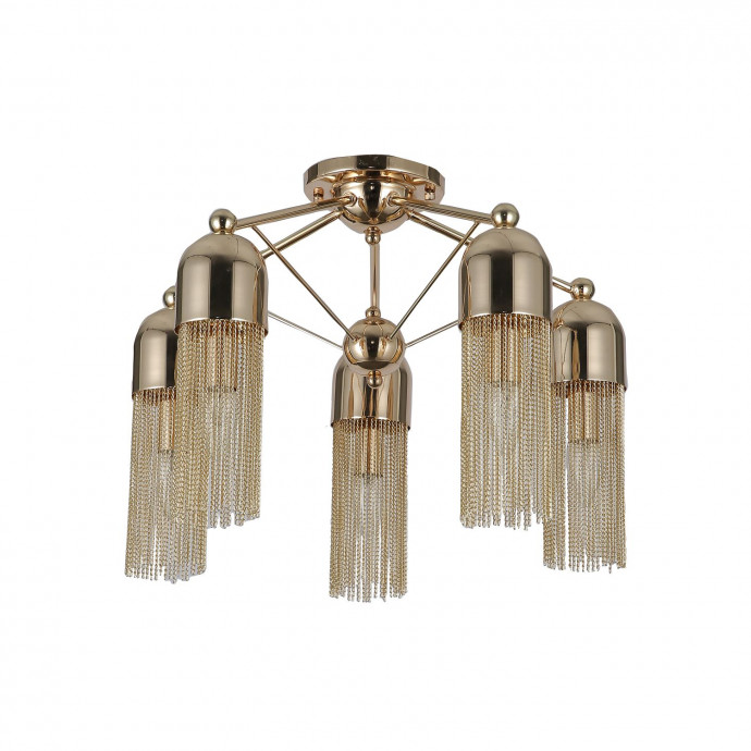 2739-5P, потолочная люстра, D540xH340, 5xE14x60W