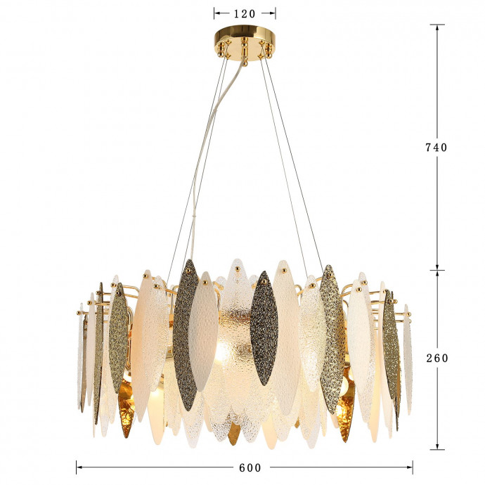 Люстра подвесная Favourite Inventio 2754-8P