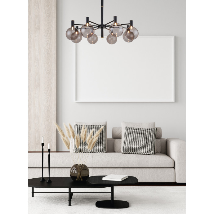 2766-8P, потолочная люстра, D770xH500, 8xG9x25W