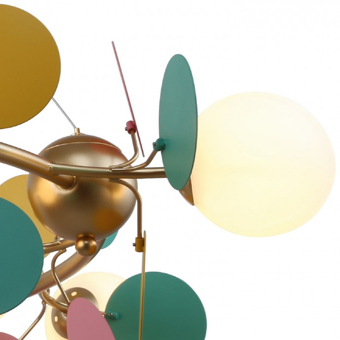 2772-12P, подвесная люстра, D1050xH240/1120, 12xG9x25W