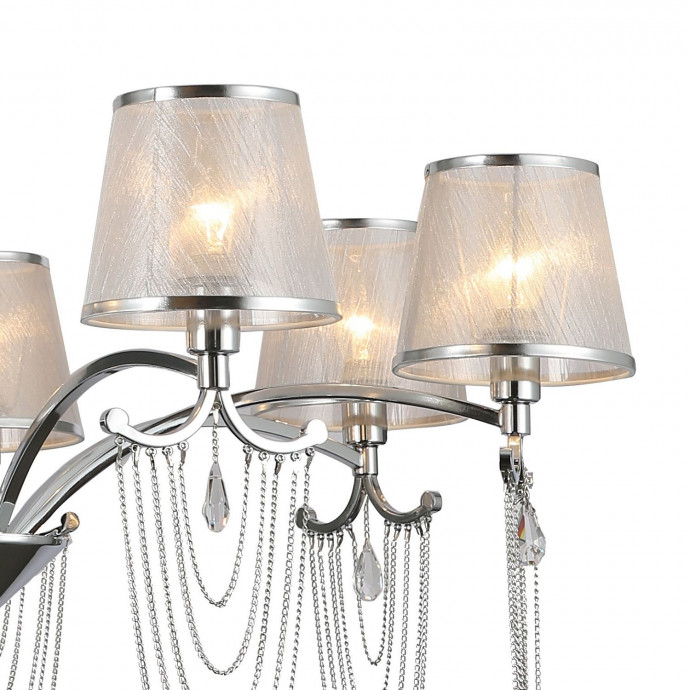 2855-7P, подвесная люстра, D850xH450/815, 7xE14x40W