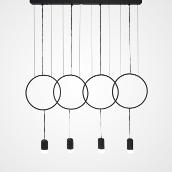 Подвесной Светильник Forvet Black L4 By Imperiumloft