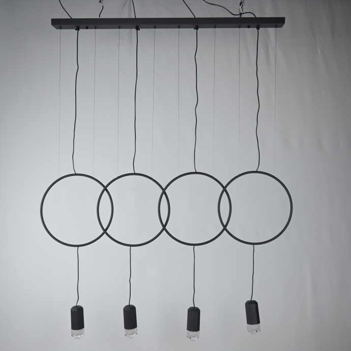 Подвесной Светильник Forvet Black L4 By Imperiumloft