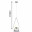 2917-1P, подвес, L200xW130xH380/1200, 1xE27x60W