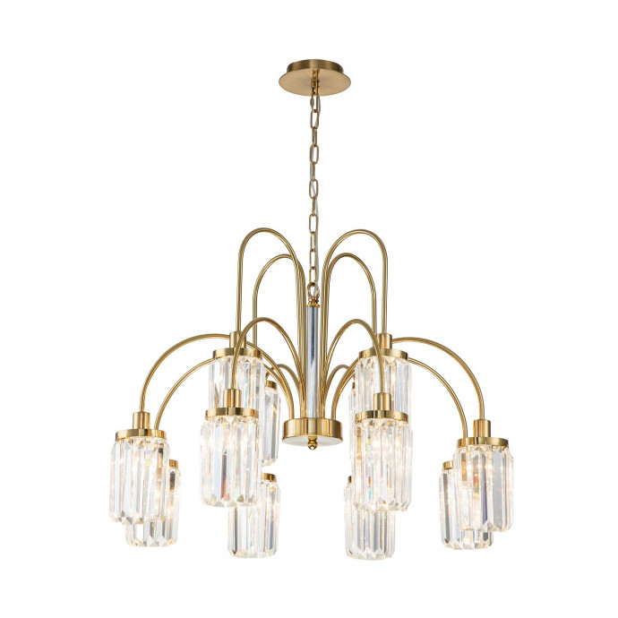 2969-12P, подвесная люстра, D815xH650/1650, 12xE14x40W