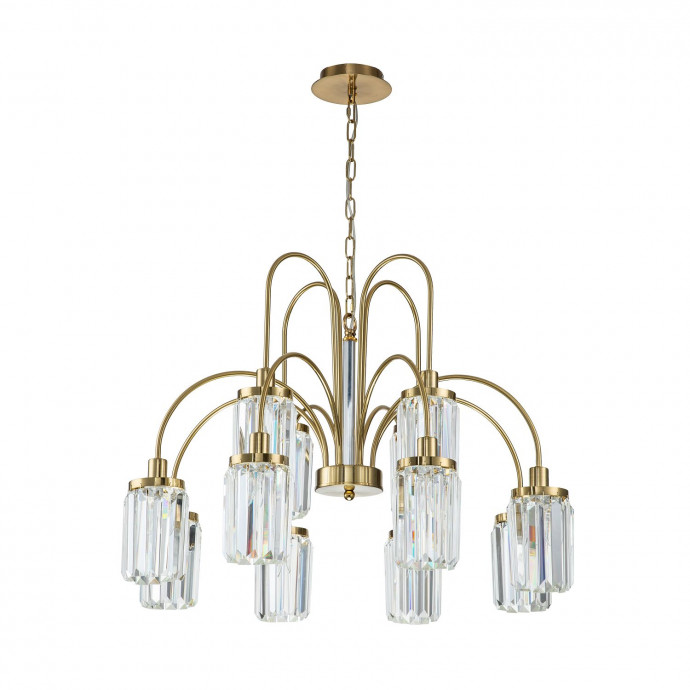 2969-12P, подвесная люстра, D815xH650/1650, 12xE14x40W