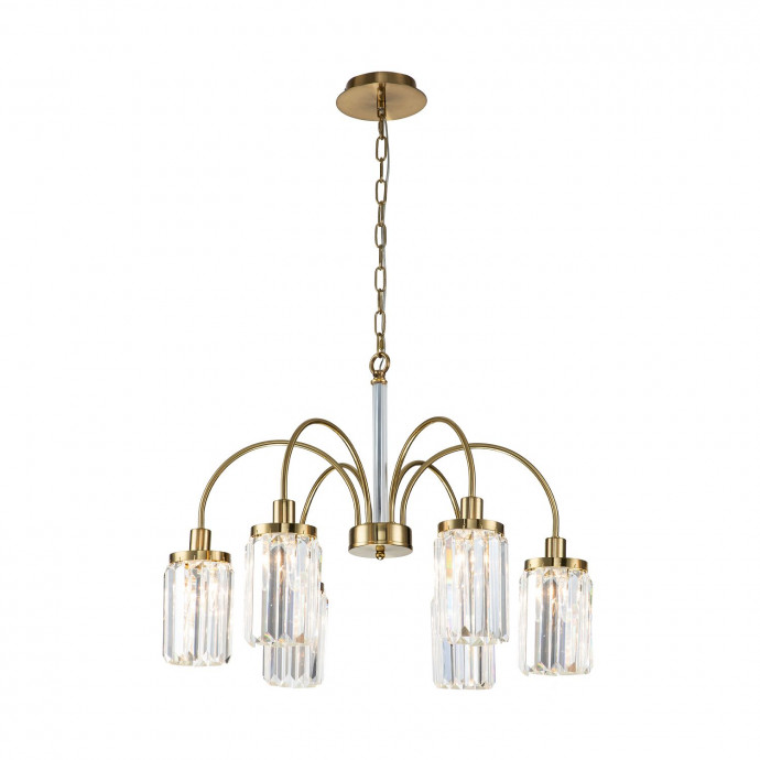 2969-6P, подвесная люстра, D660xH495/1495, 6xE14x40W