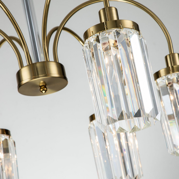 2969-6P, подвесная люстра, D660xH495/1495, 6xE14x40W