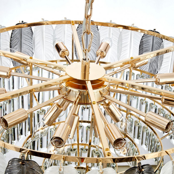 2982-18P, подвесная люстра, D790xH480/1480, 18xE14x40W