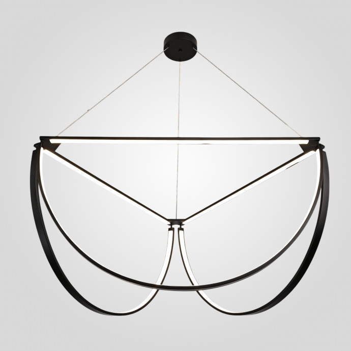 Подвесной Светильник Solana Light 3 Black By Imperiumloft