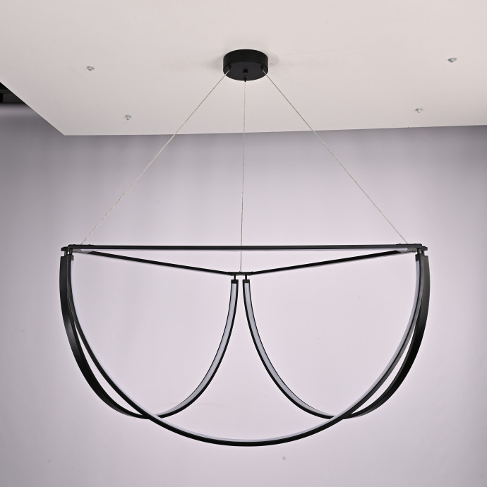 Подвесной Светильник Solana Light 3 Black By Imperiumloft