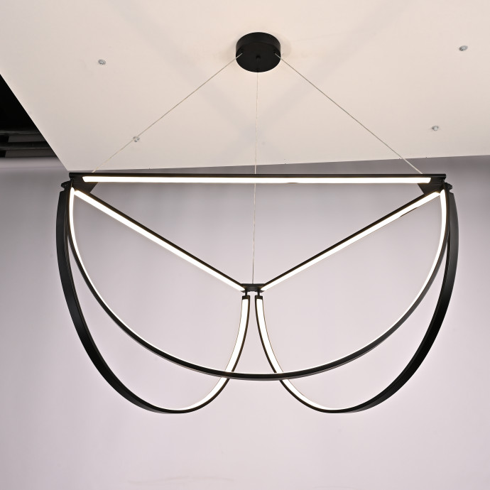 Подвесной Светильник Solana Light 3 Black By Imperiumloft