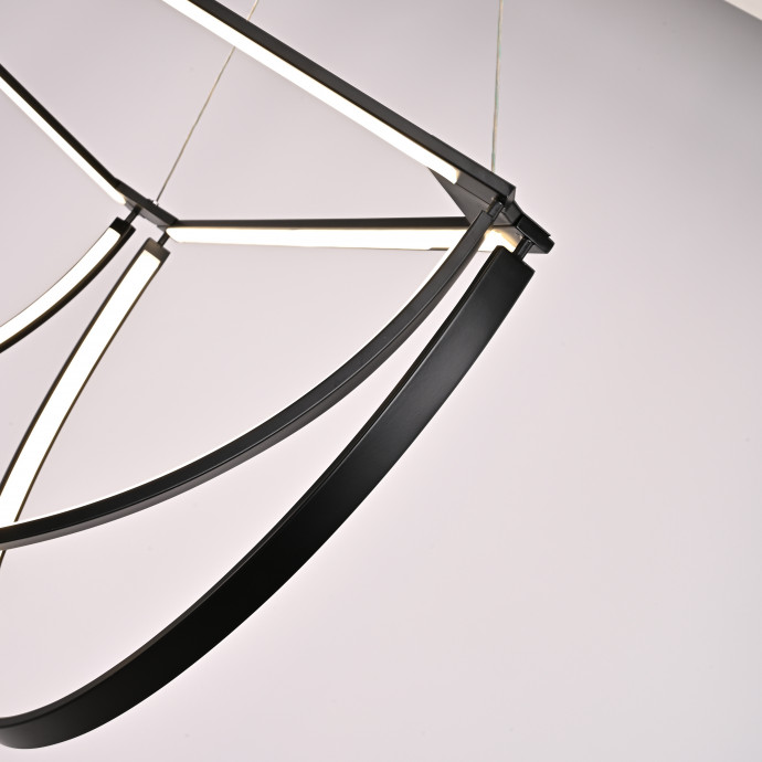 Подвесной Светильник Solana Light 3 Black By Imperiumloft