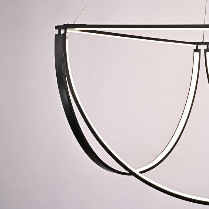 Подвесной Светильник Solana Light 3 Black By Imperiumloft