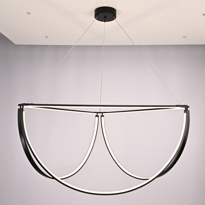 Подвесной Светильник Solana Light 3 Black By Imperiumloft