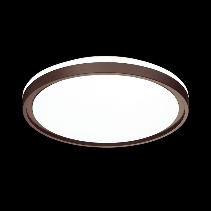 3044/DL PALE SN 028 Светильник пластик/белый/коричневый LED 48Вт 3000-6000К D415 IP43 пульт ДУ NAVIL