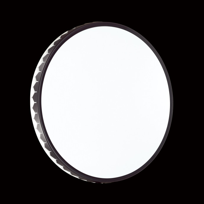 3053/EL PALE SN 023 Светильник пластик/белый/черный LED 72Вт 3000-6000К D490 IP43 пульт ДУ DORTA
