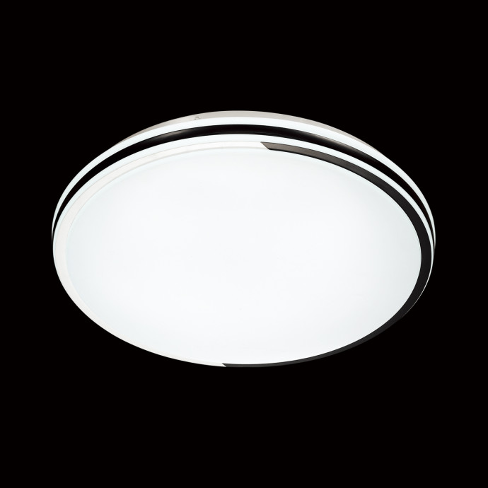 3057/DL PALE SN 012 Светильник пластик/белый/черный LED 48Вт 3000-6000К D380 IP43 пульт ДУ KEPA