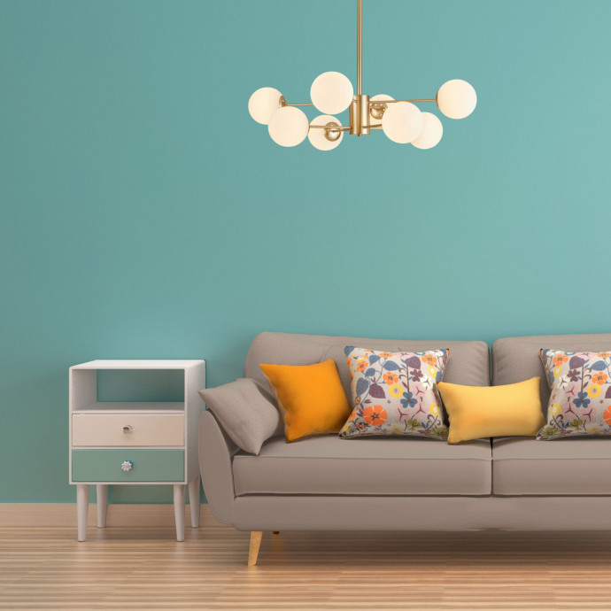 Люстра На Штанге Roundi Brass L8 By Imperiumloft