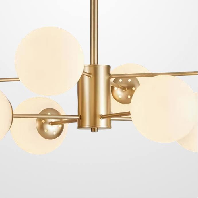 Люстра На Штанге Roundi Brass L8 By Imperiumloft