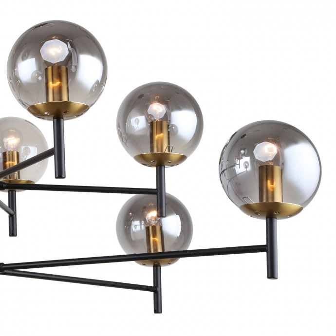 3088-10P, потолочная люстра, D980xH410/710, 10xE14x40W