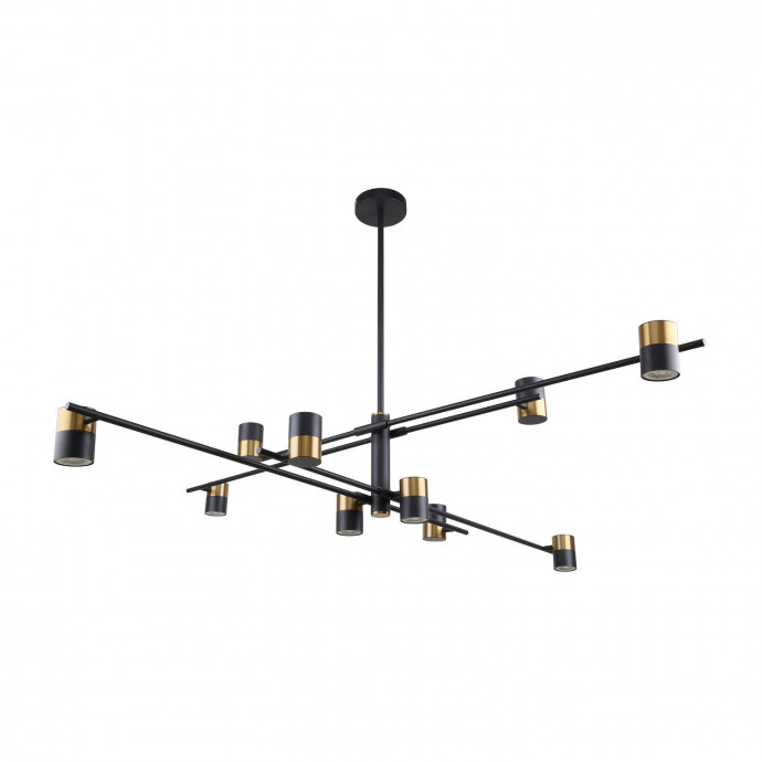 3092-10P, потолочная люстра, D1315xH460/860, 10xGU10x35W