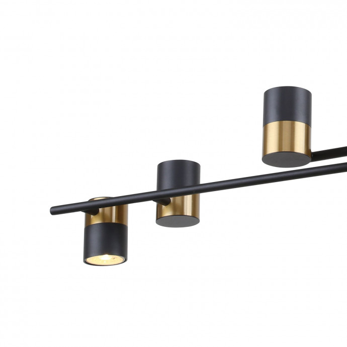 3092-6P, потолочная люстра, L965xW220xH325/725, 6xGU10x35W