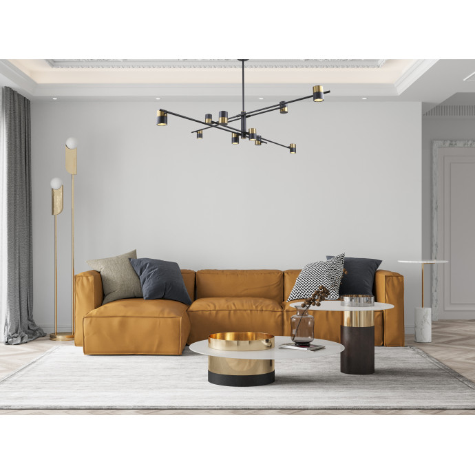 3092-8P, потолочная люстра, D1015xH460/860, 8xGU10x35W