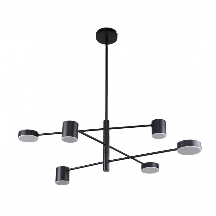 3094-6P, потолочная люстра, D900xH490/790, 3xLEDx5W + 3xLEDx7W, 1464LM, 4000K, included