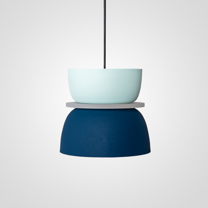 Подвесной Светильник Ilo D22 Blue/Mint By Imperiumloft