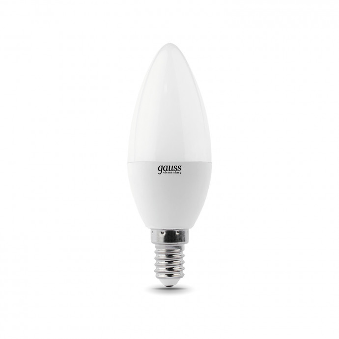 33110 Лампа Gauss LED Elementary Свеча 10W E14 710lm 3000K 1/10/100