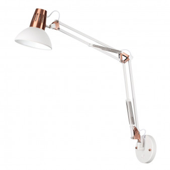 3344/1W MODERN ODL17 526 белый/медный Бра-трансформер с выключателем E27 60W 220V KAPAL
