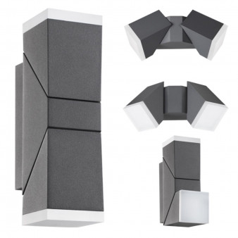 357829 STREET NT18 339 темно-серый Ландшафтный настенный светильник LED 3000К 12W 220-240V KAIMAS