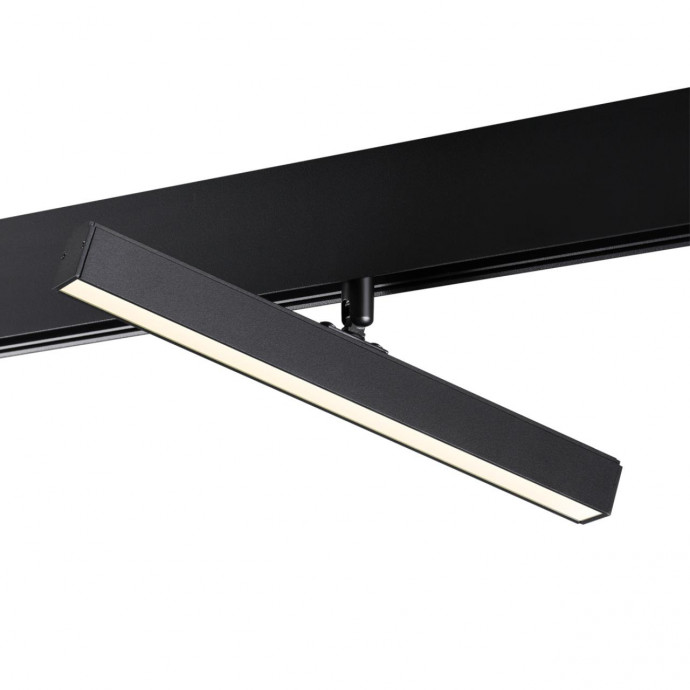 358612 SHINO NT21 045 черный Трековый светильник для низковольного шинопровода IP20 LED 4000K 12W 48V FLUM