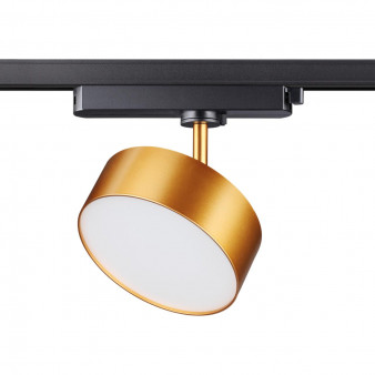 358757 PORT NT21 092 матовое золото Светильник трековый однофазный трехжильный IP20 LED 24W 4000K 2100Лм 100-265V PROMETA