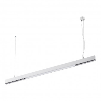 358869 OVER NT22 172 белый Светильник накладной/подвесной светодиодный (длина подвесов 1,2м) IP20 LED 4000K 40W 220V ITER
